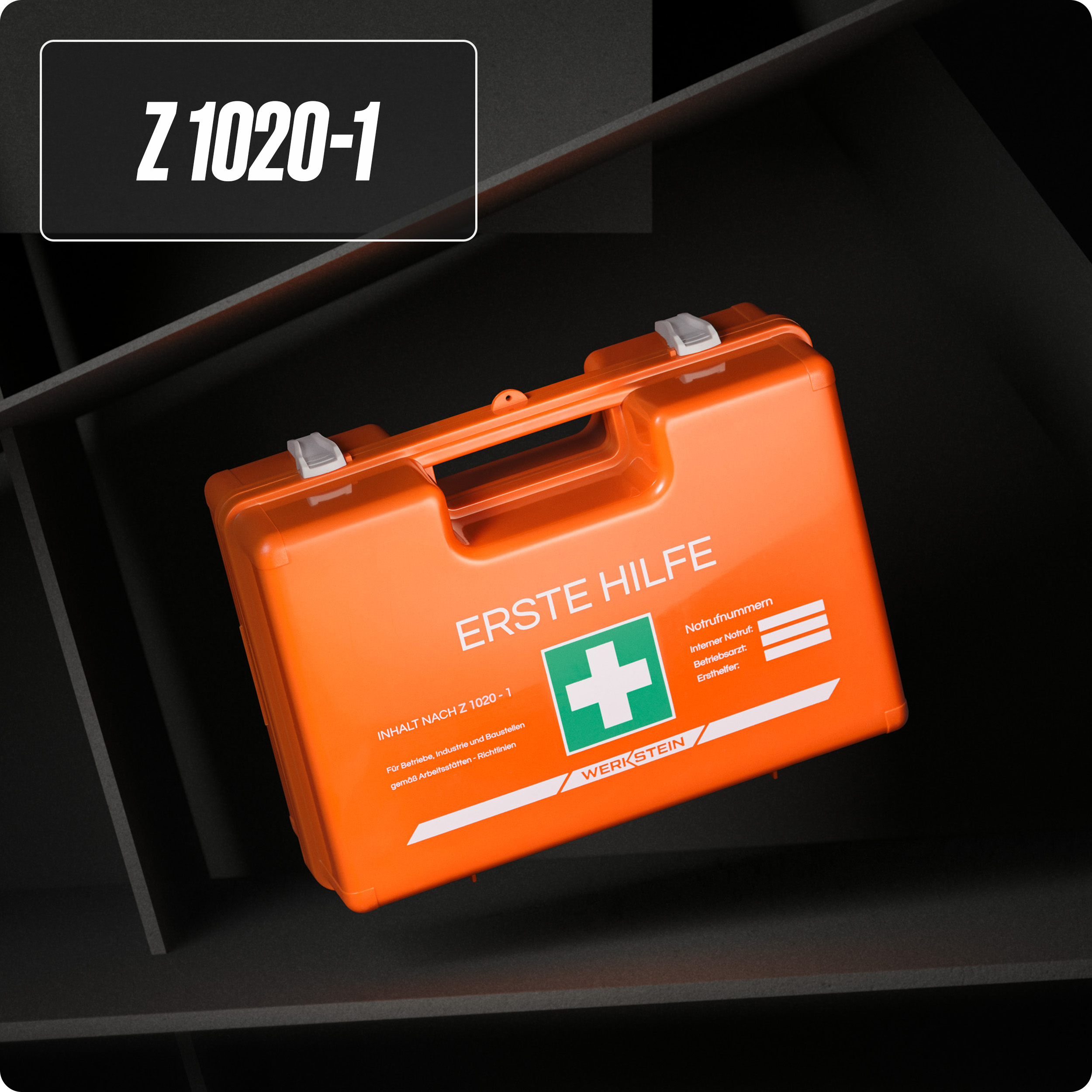 Erste-Hilfe-Verbandskasten ÖNORM Z1020 Typ 1